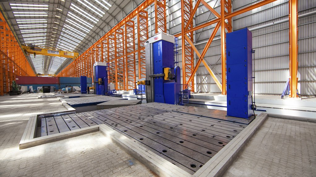 FULLY AUTOMATED
The tandem horizontal boring mill is fully automated and programmable