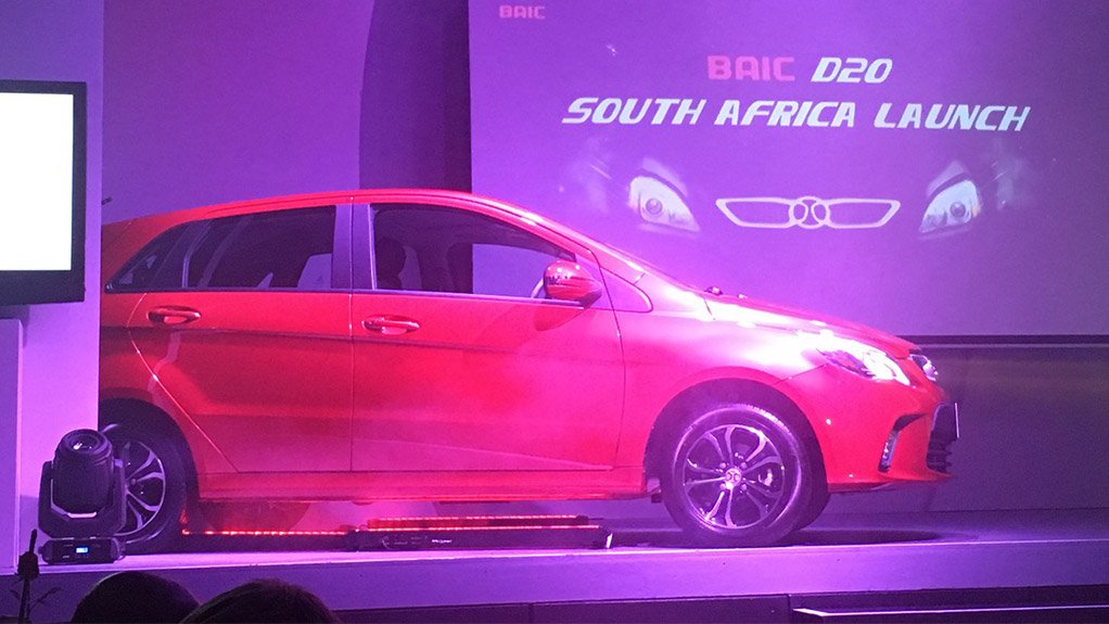 The D20 at the launch in Johannesburg