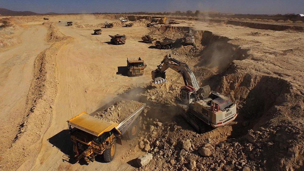 TSCHUDI MINE, NAMIBIA
The mine’s openpits have progressed deeper with the proportion of mixed oxide and sulphide ore mined having increased as expected
