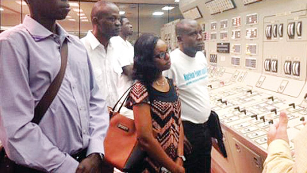 GETTING READY Kenyan trainees on a technical visit to the Comanche Peak nuclear power plant in Texas, in the US, during July 2014, while on a training programme supported by the International Atomic Energy Agency