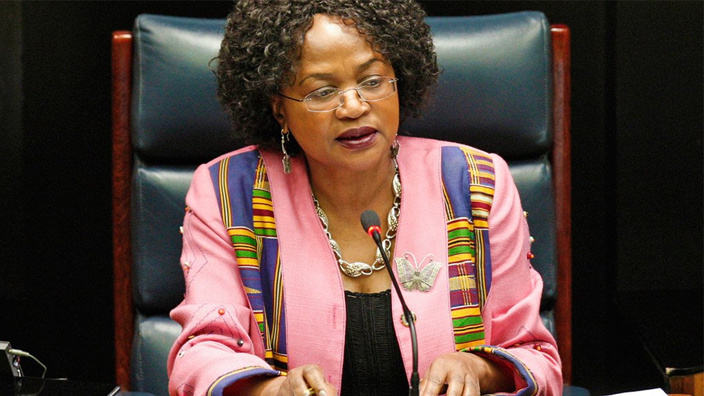 Parliamentary Speaker Baleka Mbete