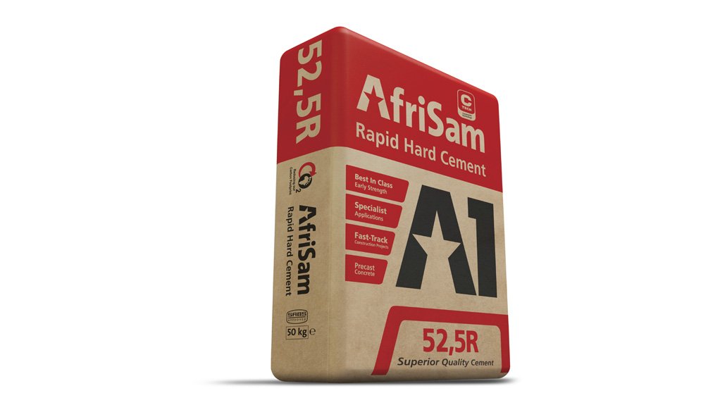 TAILOR-MADE
AfriSam’s Rapid Hard Cement product has been specifically designed to achieve a very high early strength
