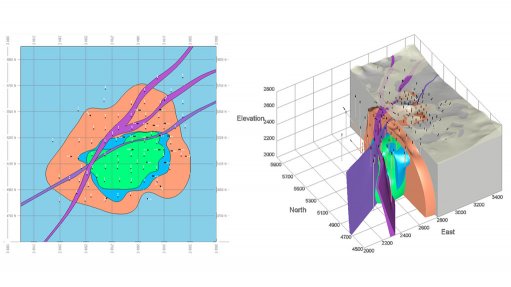 BETTER VISUALISATION
GeoLogic helps geologists build complex shapes, using mathematical algorithms to create a surface or a solid from drillhole data
