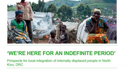 Prospects for local integration of internally displaced people in North Kivu, DRC