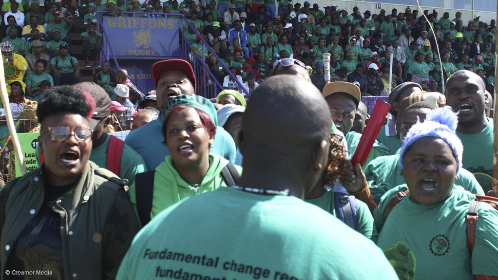 RAISING THEIR VOICES AMCU will “intensifying the struggle” for the betterment of the working conditions of mineworkers in South Africa 