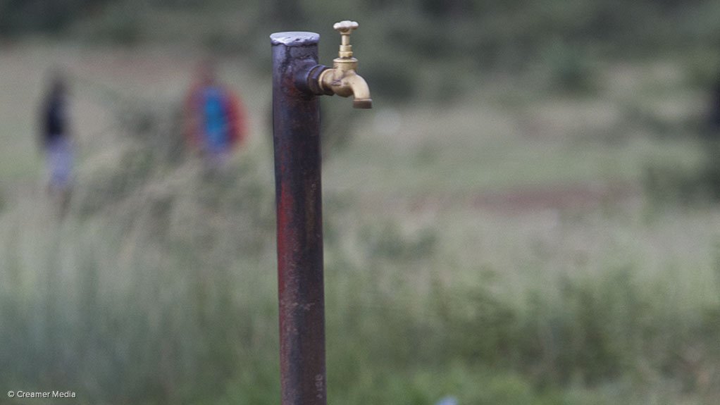 FURTHEST TAP A series of pipes, boreholes and taps have been installed to supply the communities surrounding the Zululand colliery with water, with the furthest tap about 17 km away 