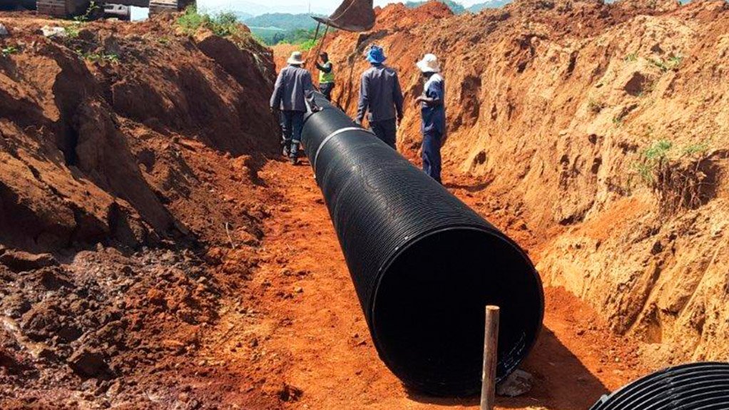 Incledon supplies 6 km of sewer pipe for Nelspruit project