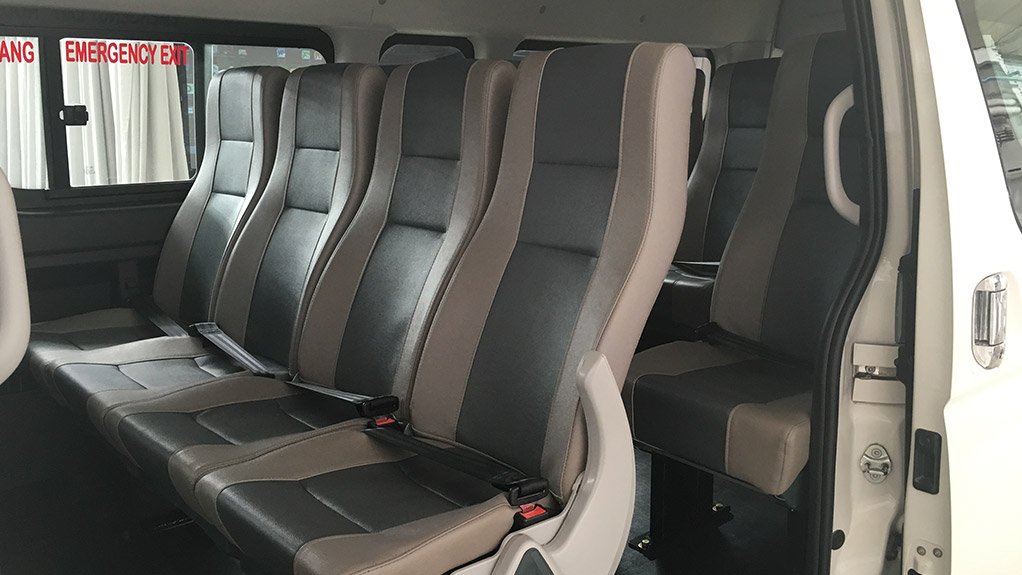 Inside the Sasuka minibus taxi