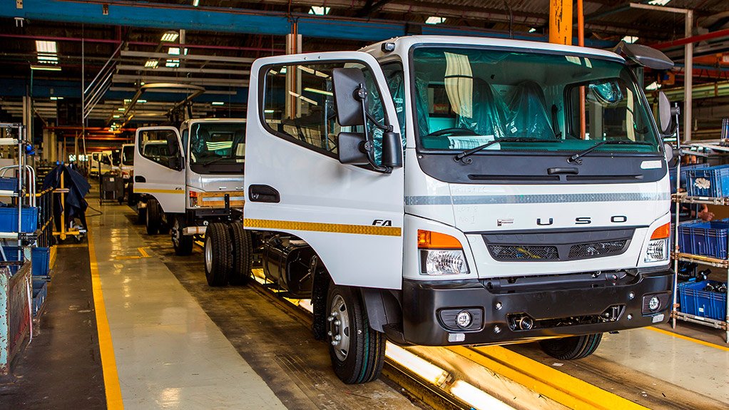 Fuso assembly at the East London plant