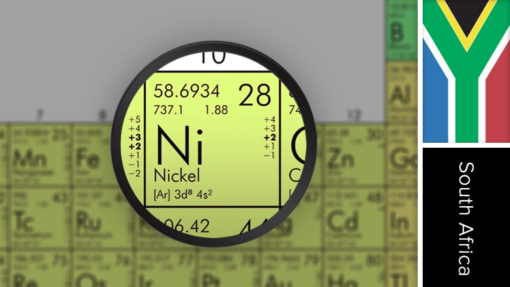 Nickel beneficiation plant project, South Africa