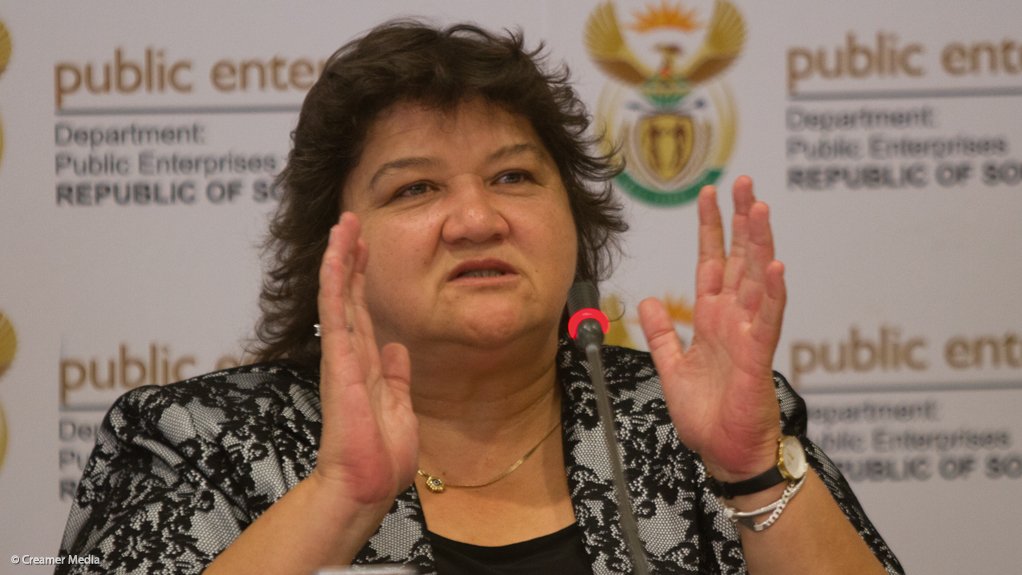 Public Enterprises Minister Lynne Brown