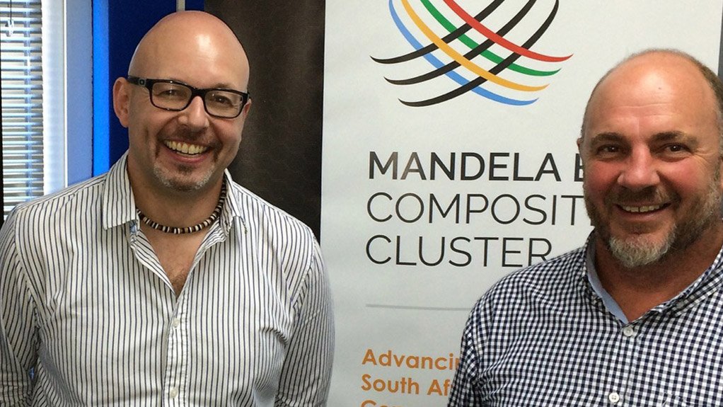 Dr Kjelt van Rijswijk (technical director) and Andy Radford (MD) of the Mandela Bay Composites Cluster