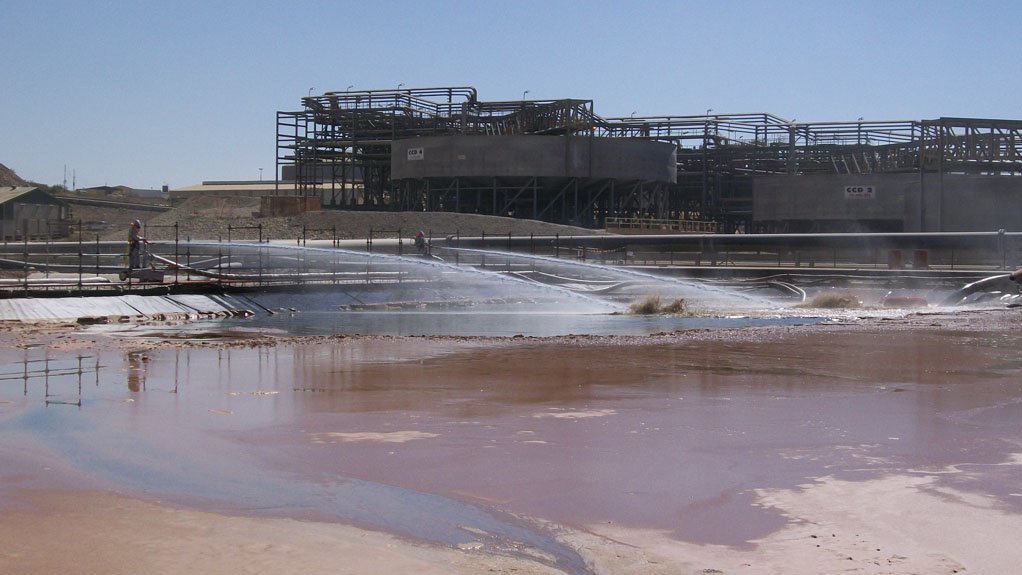 CAUSE AND EFFECT 
Acid ponds and dams that have become silted have serious repercussions for a mining operation
