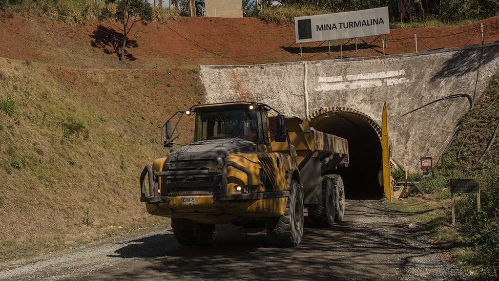 Turmalina mine, Brazil