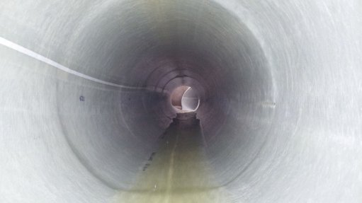 CIPP PIPE A pipeline after CIPP has been installed using trenchless technology