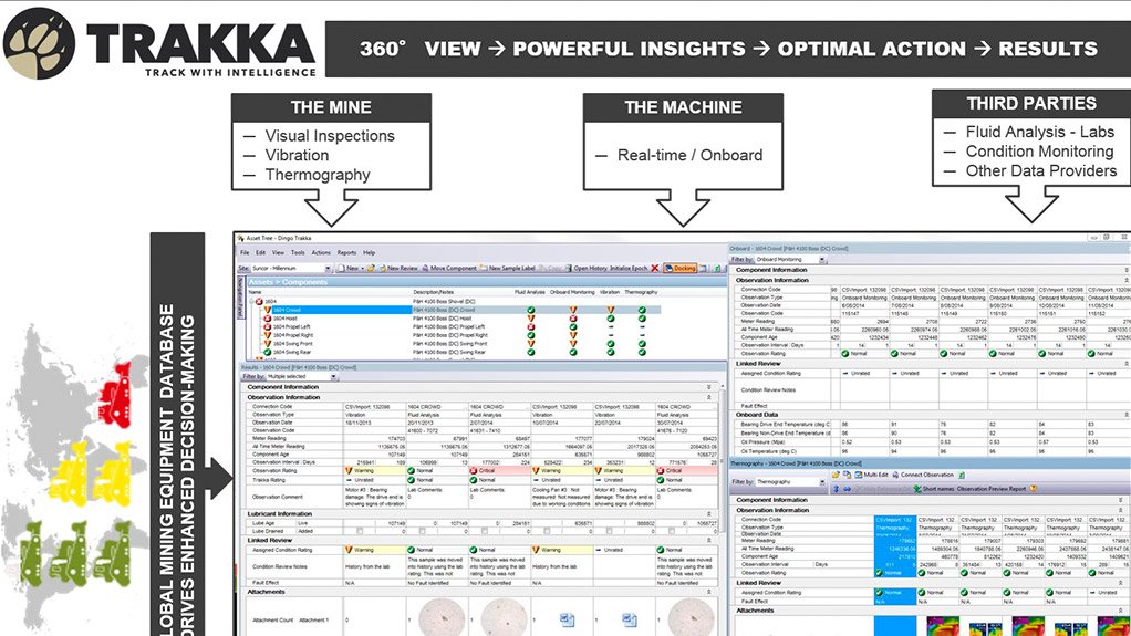 Dingo’s Trakka® Predictive Maintenance software helps maintenance teams reduce operating costs by maximising the life of major components and increasing availability through the reduction of unplanned failures
