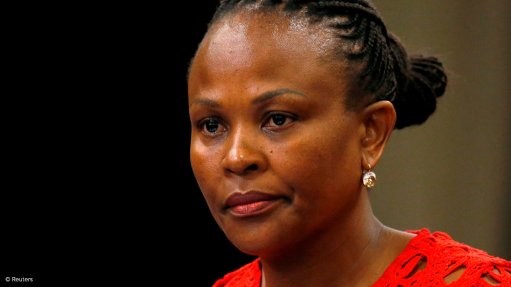 A public protector's job is to make sure people stick to the law - not to change it
