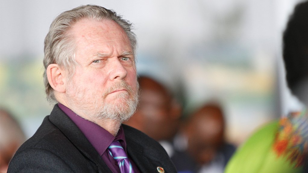Dr Rob Davies at the launch of the Musina Intermodal Terminal