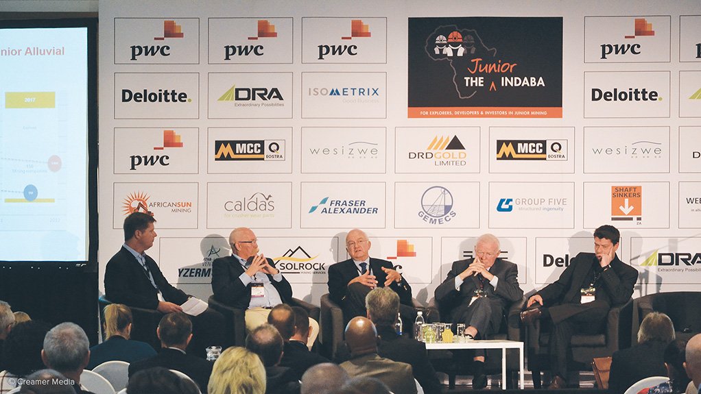 HOT TOPIC The panel discussion on the financial challenges being faced by the junior mining sector highlighted a general unavailability of capital