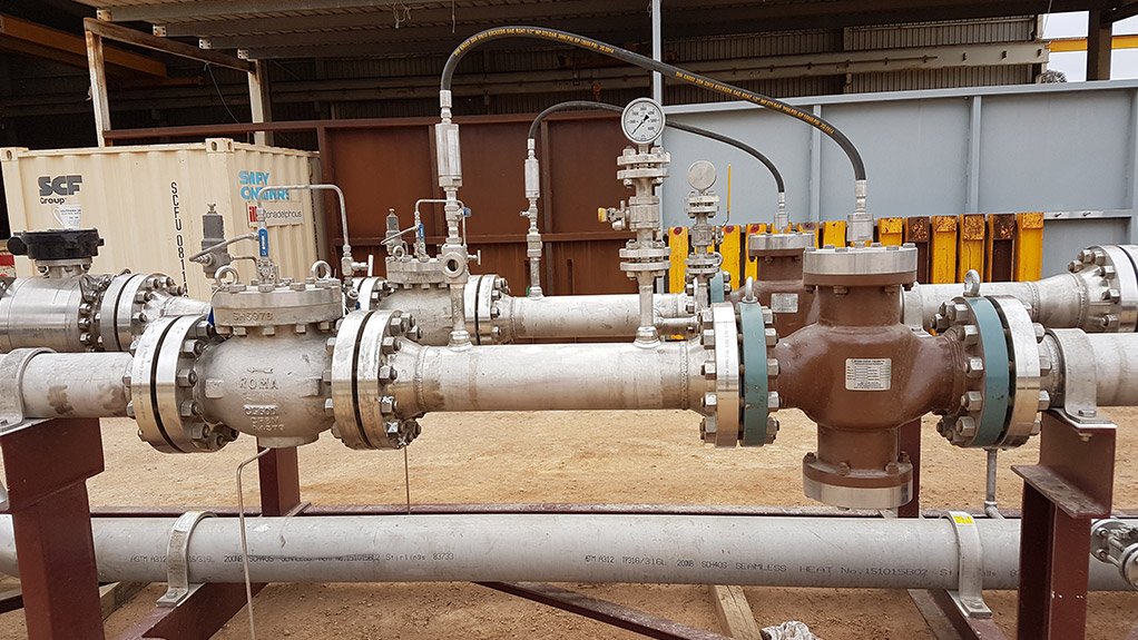 ALLEVIATING PRESSURE Hydromine Projects’ stainless steel pressure reducing stations maintain downstream pressures at a pipeline installation in Australia 