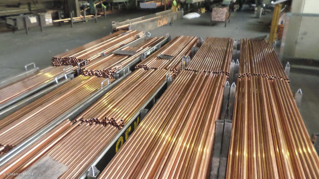 FEEDING THE BEAST Demand has been picking up again in China, which is the world’s leading consumer of copper, absorbing more than 40% of world production 