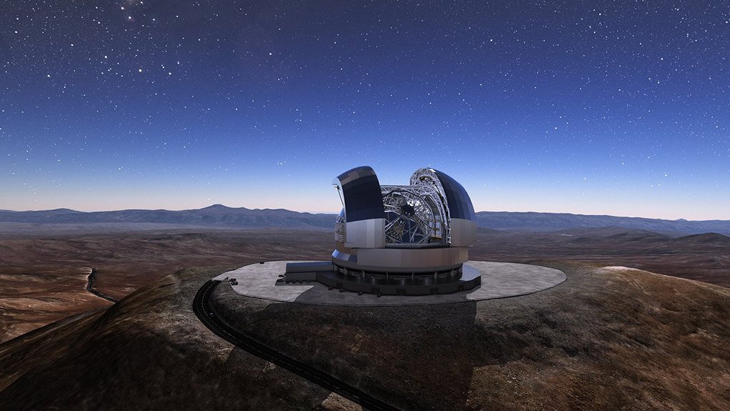 Artists impression of the European Extremely Large telescope