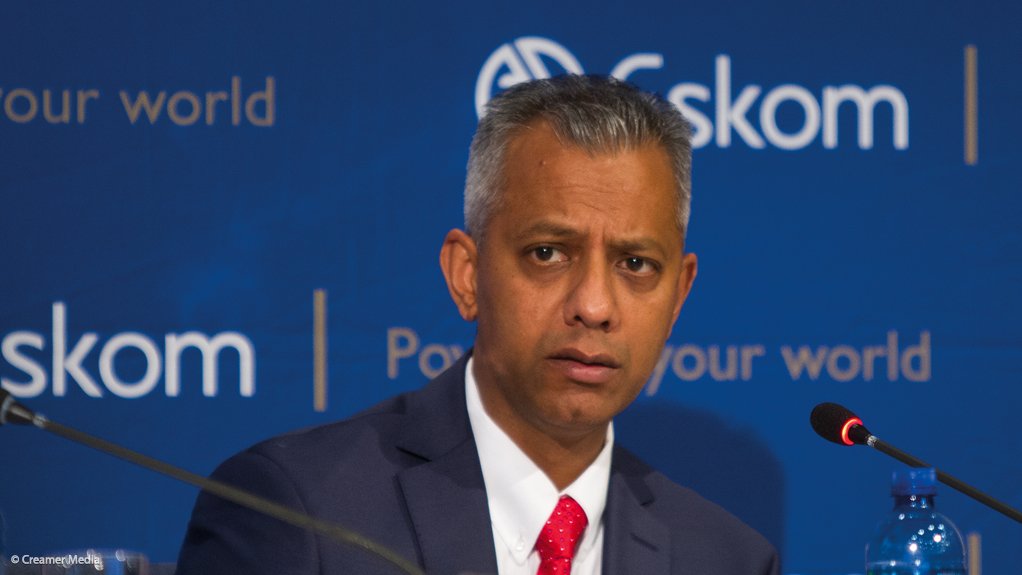 Eskom CFO Anoj Singh placed on special leave