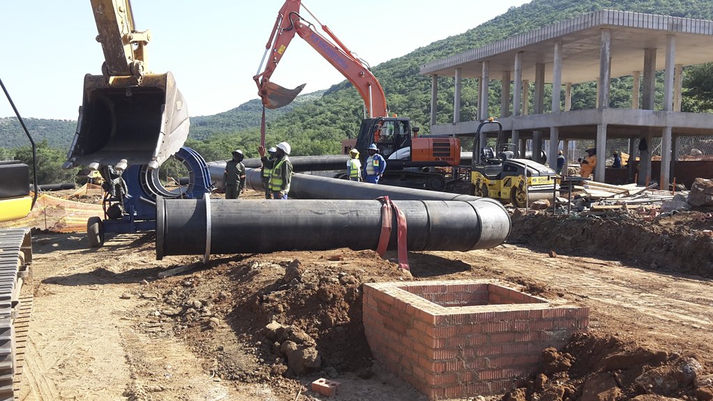 MEGA SUPPLY
Plasti-Tech supplied R1.8-million worth of piping and fabricated fittings for the Usuthu water purification plant expansion project 