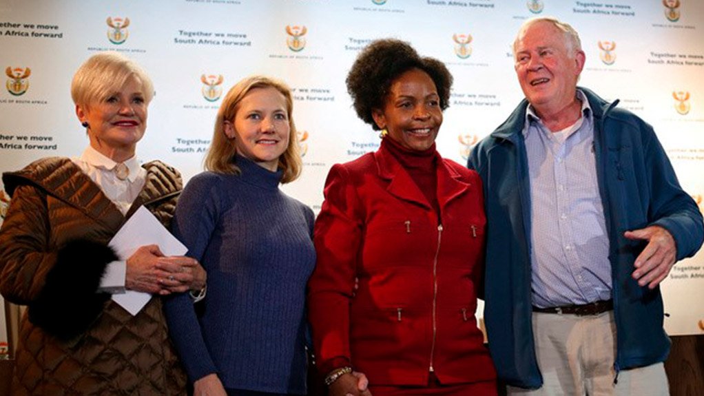 McGown family & DIRCO Minister Maite Nkoana-Mashabane