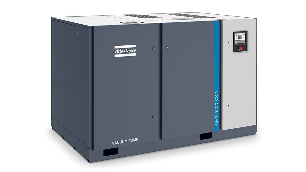 Energy consumption halved with the Atlas Copco GHS VSD+ rotary screw vacuum pump series