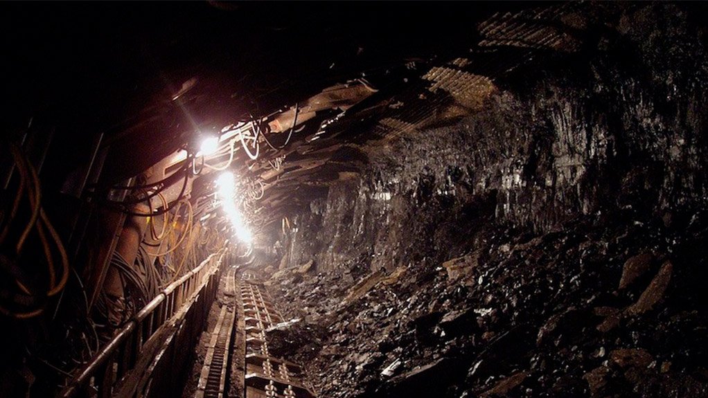 A photo of an underground mining tunnel that collapsed due to a gas explosion