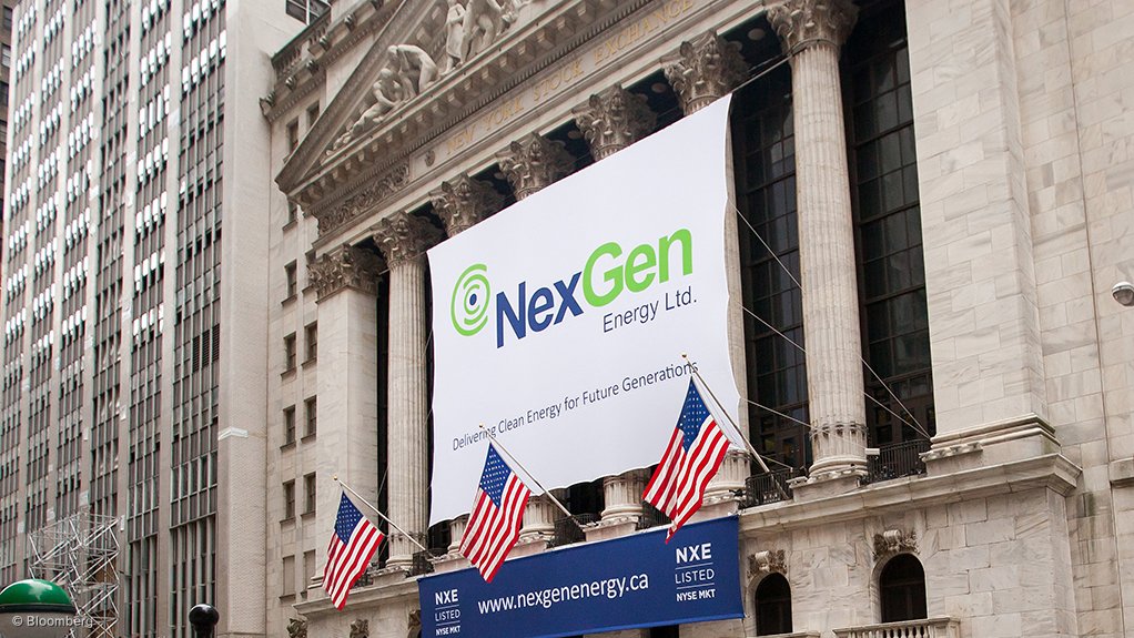 NexGen signage in front of the NYSE in May