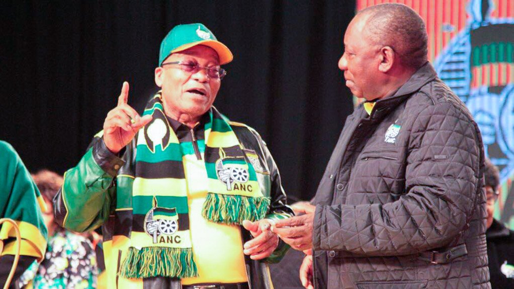 Jacob Zuma & Cyril Ramaphosa 