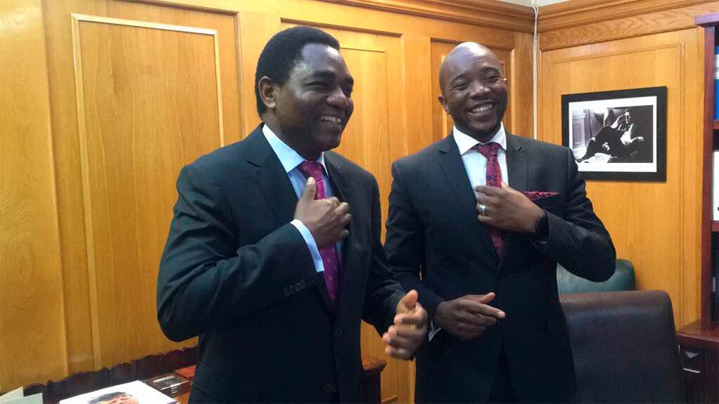 Hakainde Hichilema & Mmusi Maimane 