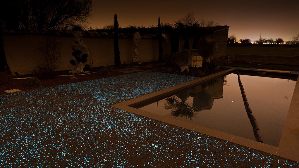 Colourful Concrete That Glows After Dark