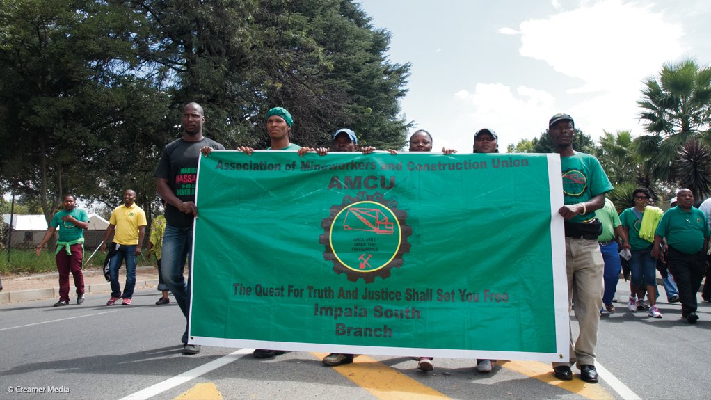AMCU: Our comrades target of violence and assassination