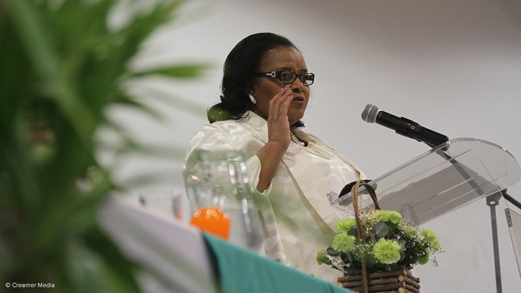 Environmental Affairs Minister Edna Molewa
