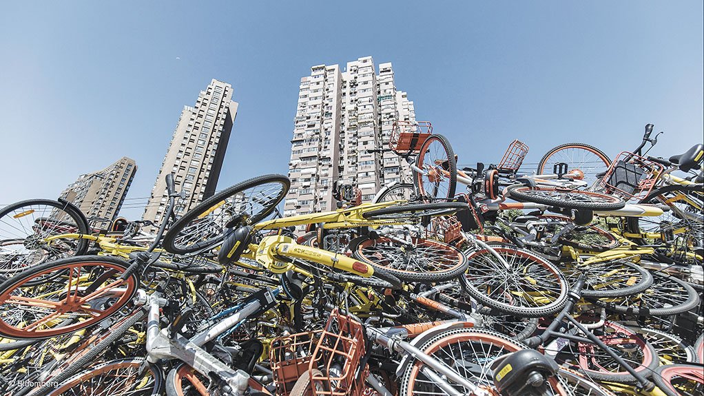 TOO MANY BICYCLES IN BEIJING