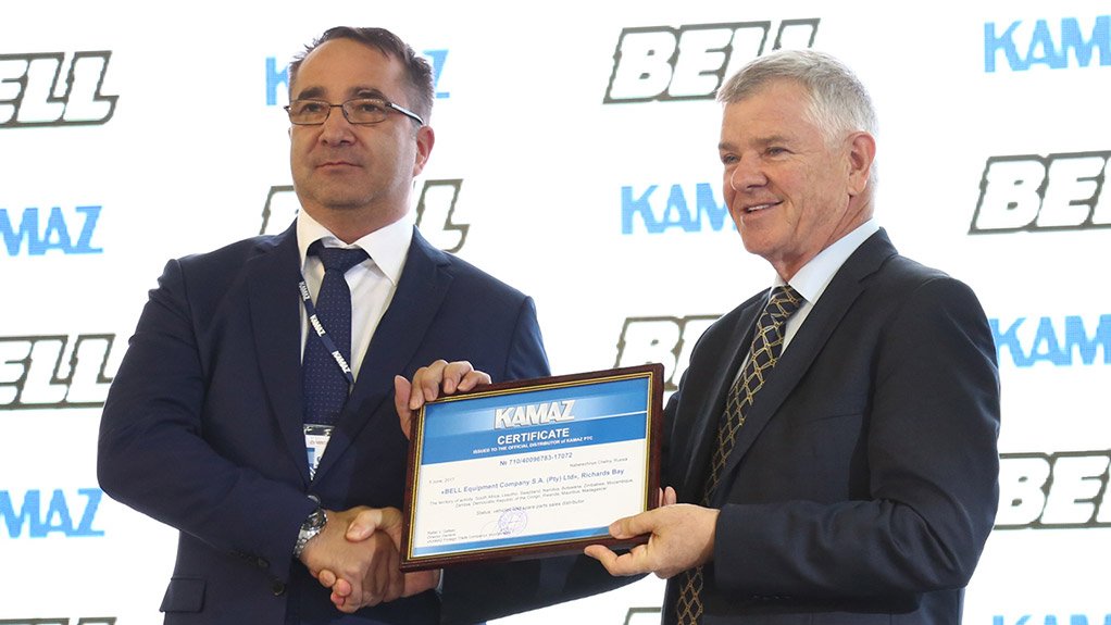 Bell brings KAMAZ Trucks into Southern Africa