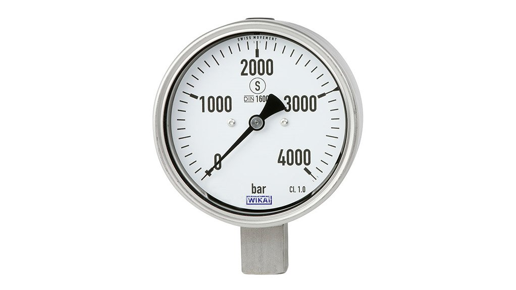 New pressure gauge for high pressure applications