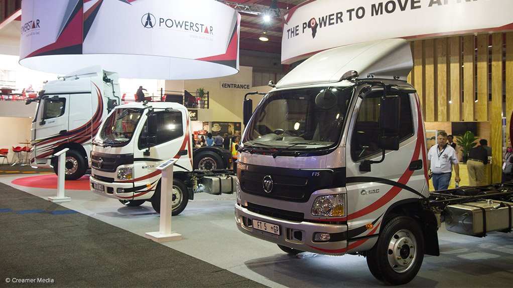 The Foton trucks to be launched in the local market