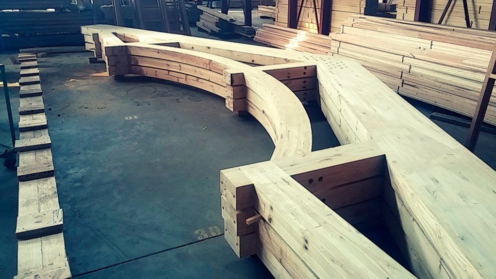 Laminated timber beams to comply with regulations