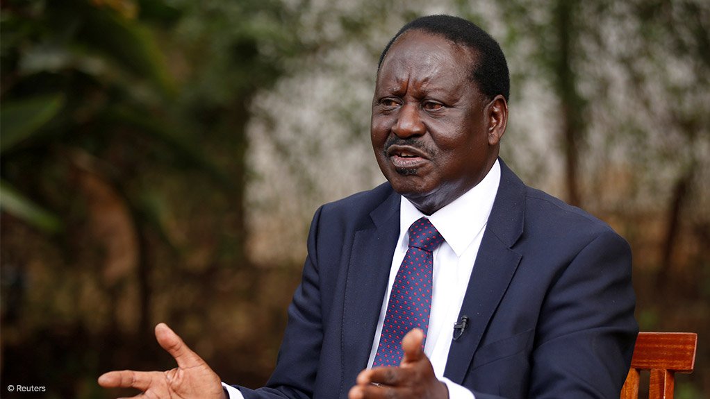 Kenyan opposition Raila Odinga