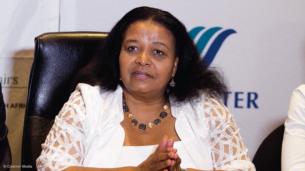 Environmental Affairs Minister Edna Molewa