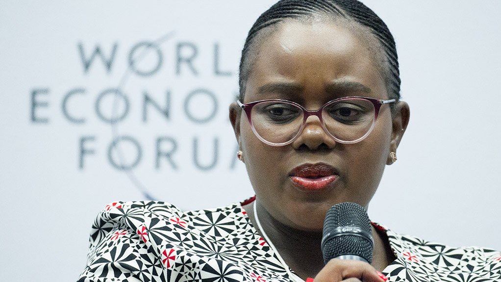 Communications Minister Mmamoloko Kubayi