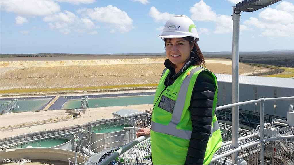 MICHELLE LAWRENCE Kropz has invested about R6-million on groundwater studies which has informed the company's responsible management of the Elandsfontein aquifer’s water 