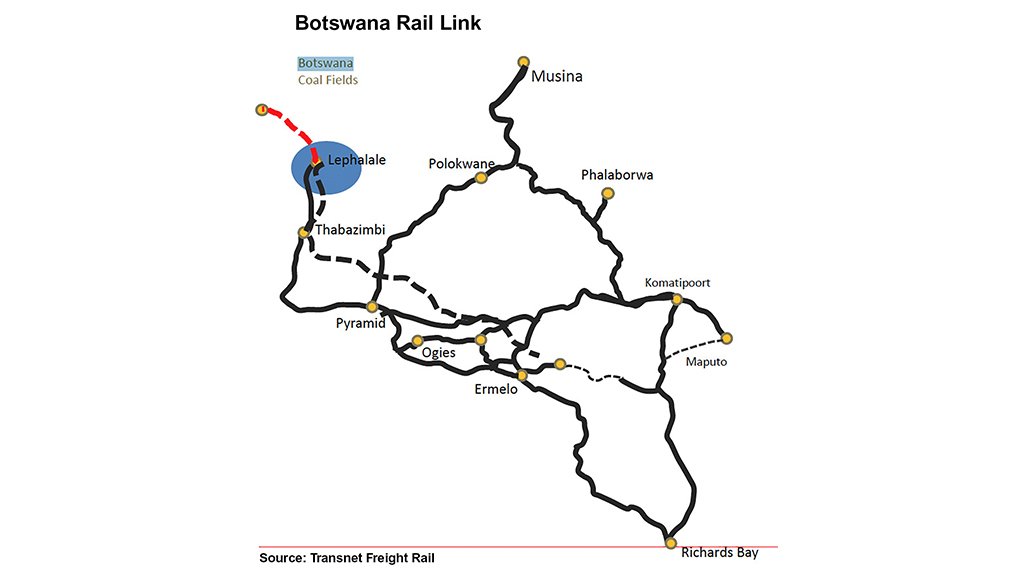  	SEEKING FUNDing The Swaziland Rail Link will divert general freight away from the existing coal heavy-haul export line