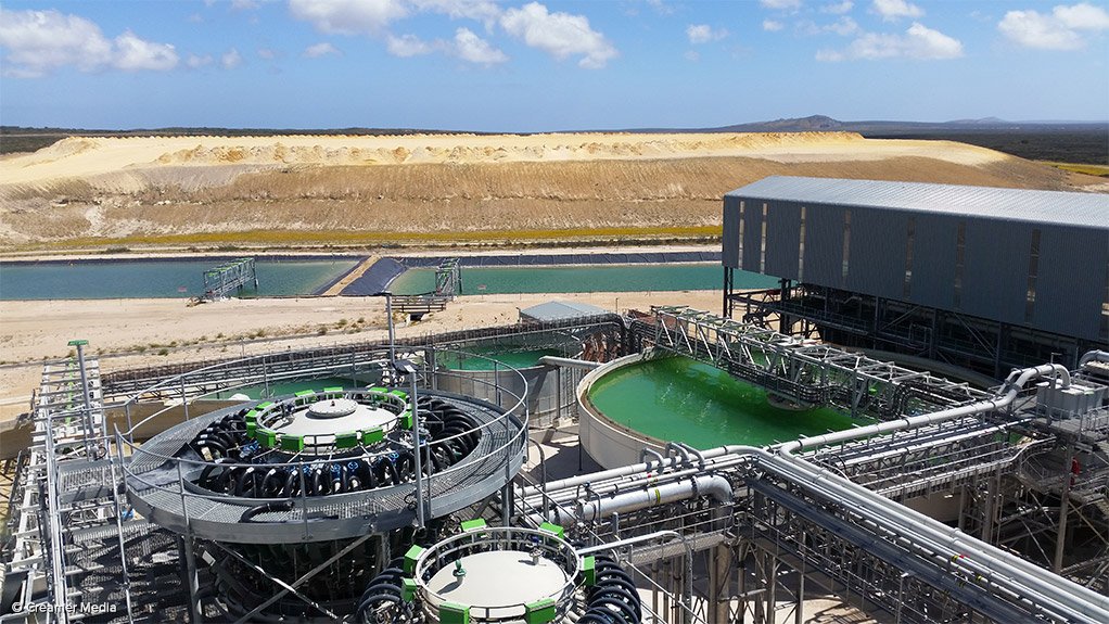 CREATIVE SOLUTIONS To ensure that the mine has sufficient water supply, Kropz has reached an agreement with the municipality to make use of effluent water from wastewater treatment plants 