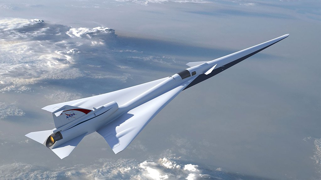 An artist’s impression of Nasa’s planned low sonic boom technology demonstration aircraft