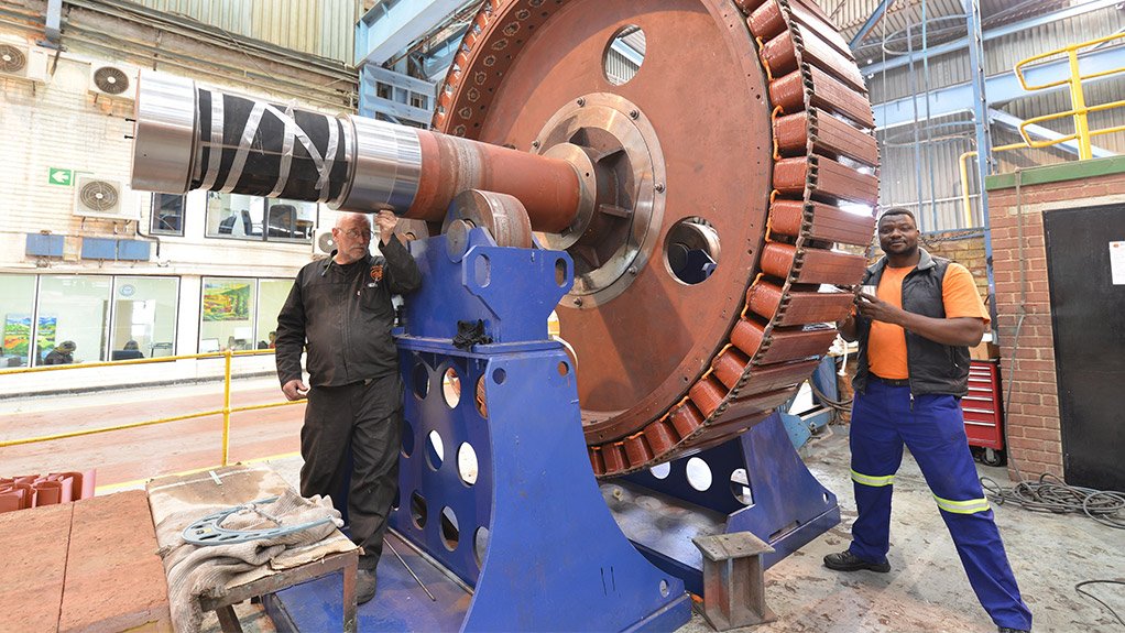 M&C Refurbish Massive Mill Motor For Freda Rebecca In Zimbabwe